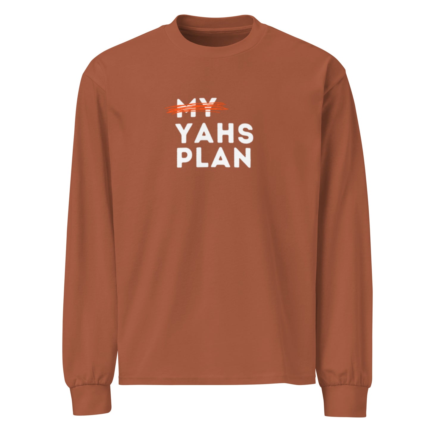 Yahs plan- Premium heavyweight long sleeve shirt