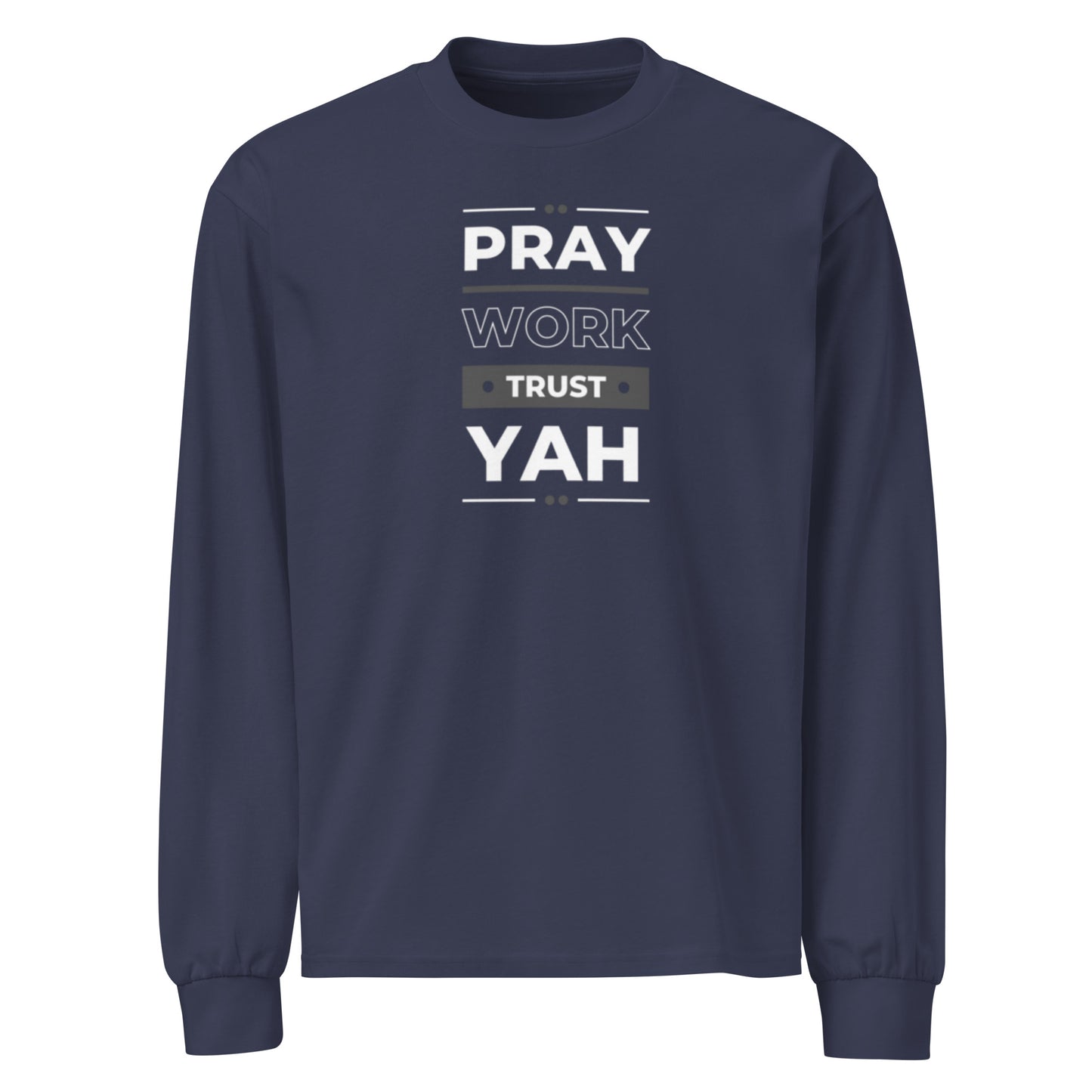 Pray & praise Yah-Premium heavyweight long sleeve shirt