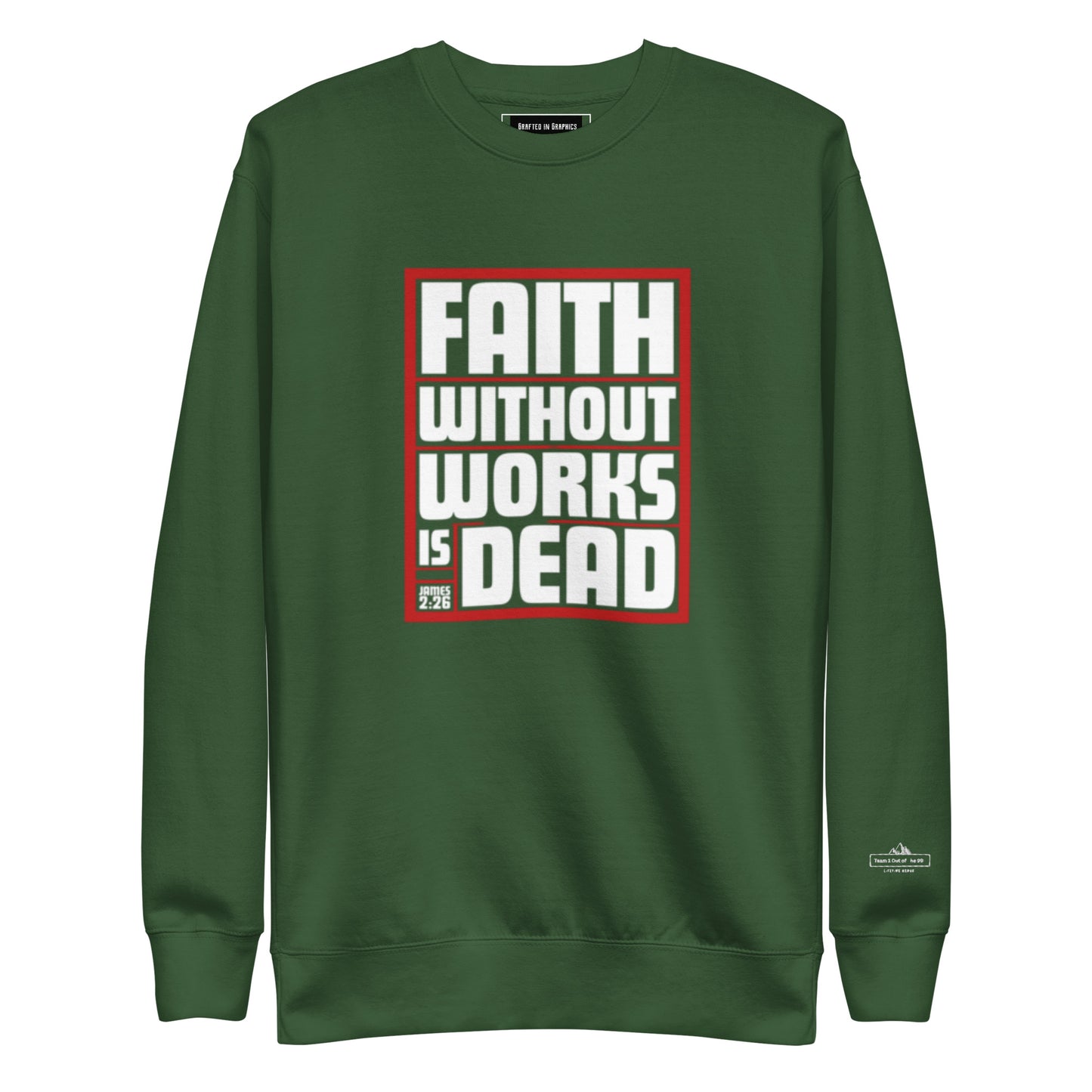 Faith works-Unisex Premium Sweatshirt