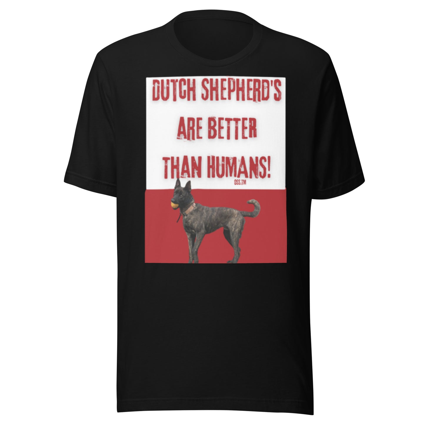 Dutch shepherds are better then humans-Unisex staple eco t-shirt