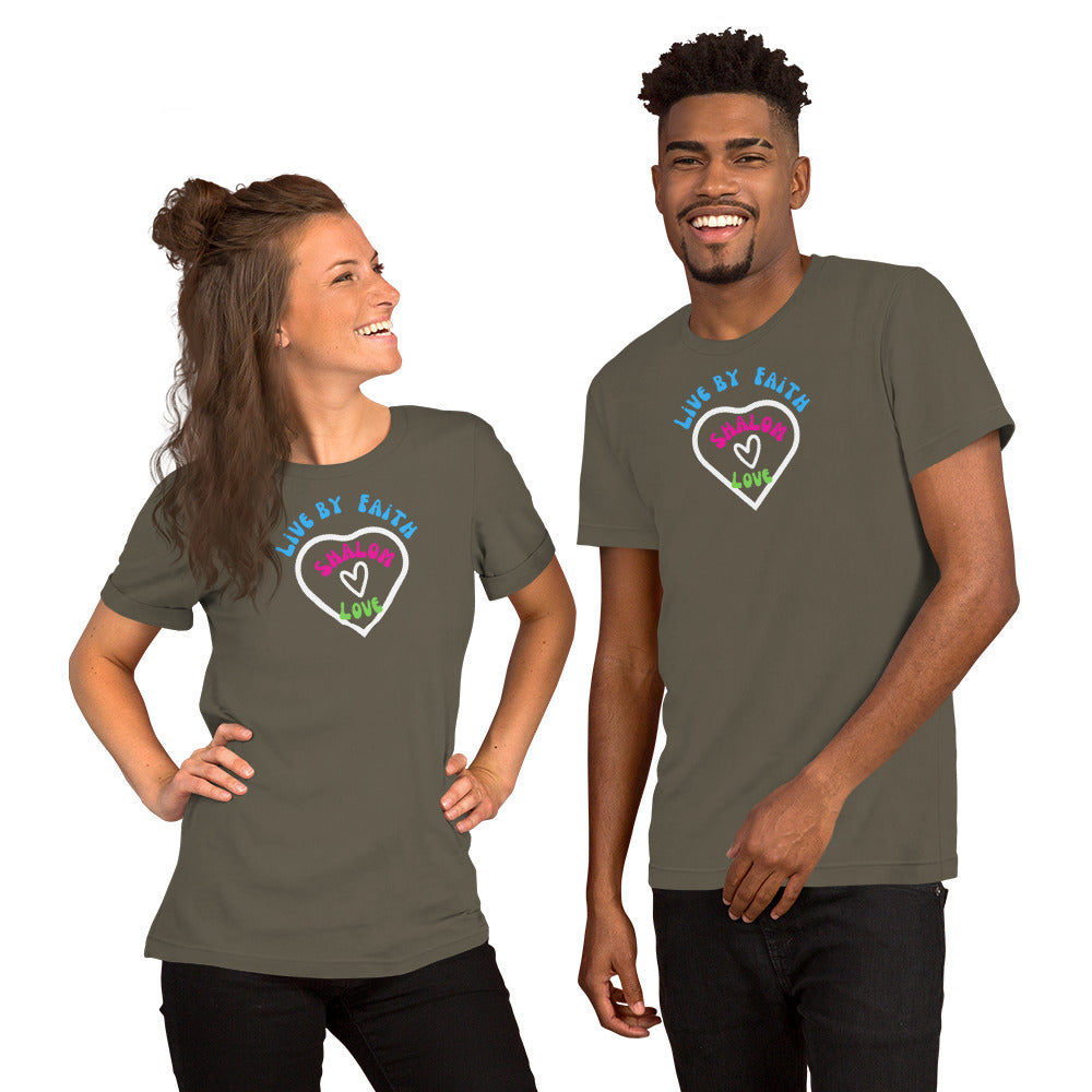 Shalom love -Unisex t-shirt