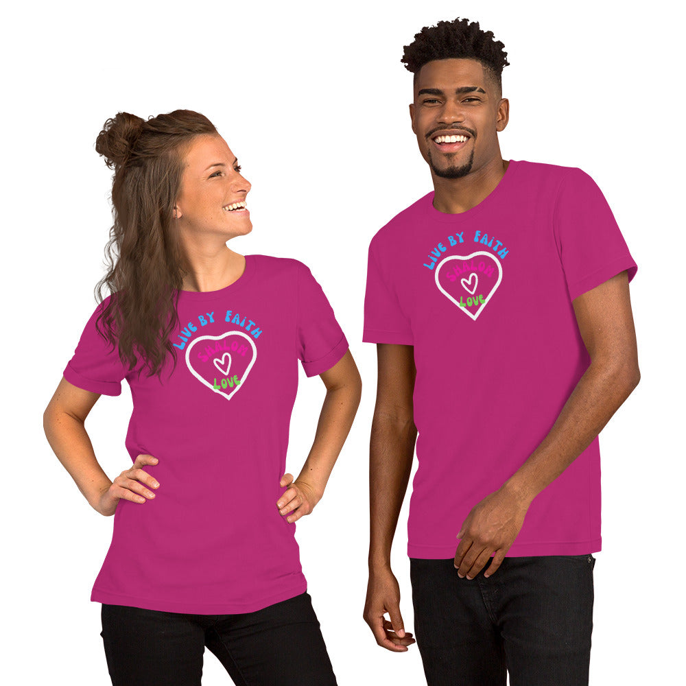 Shalom love -Unisex t-shirt