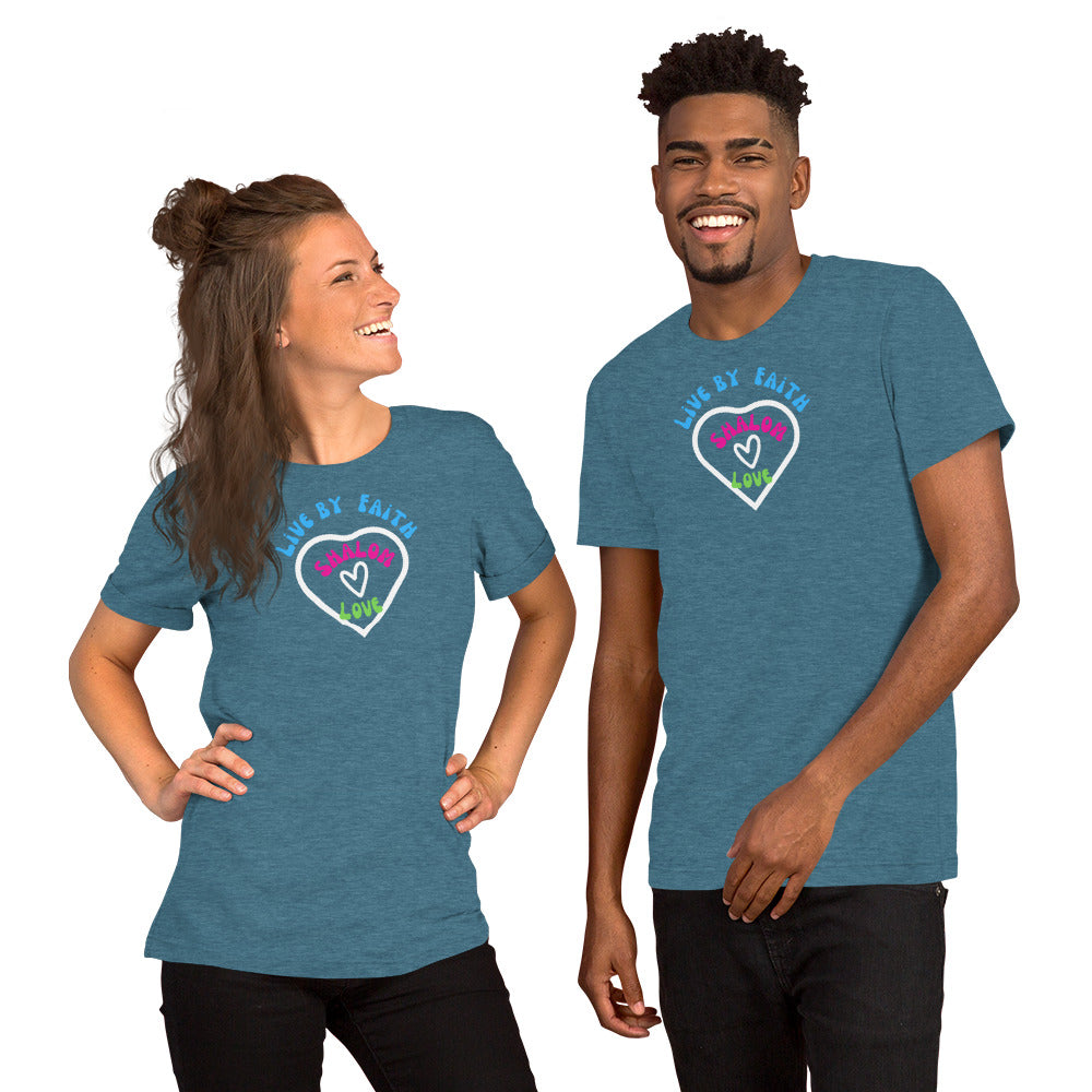 Shalom love -Unisex t-shirt