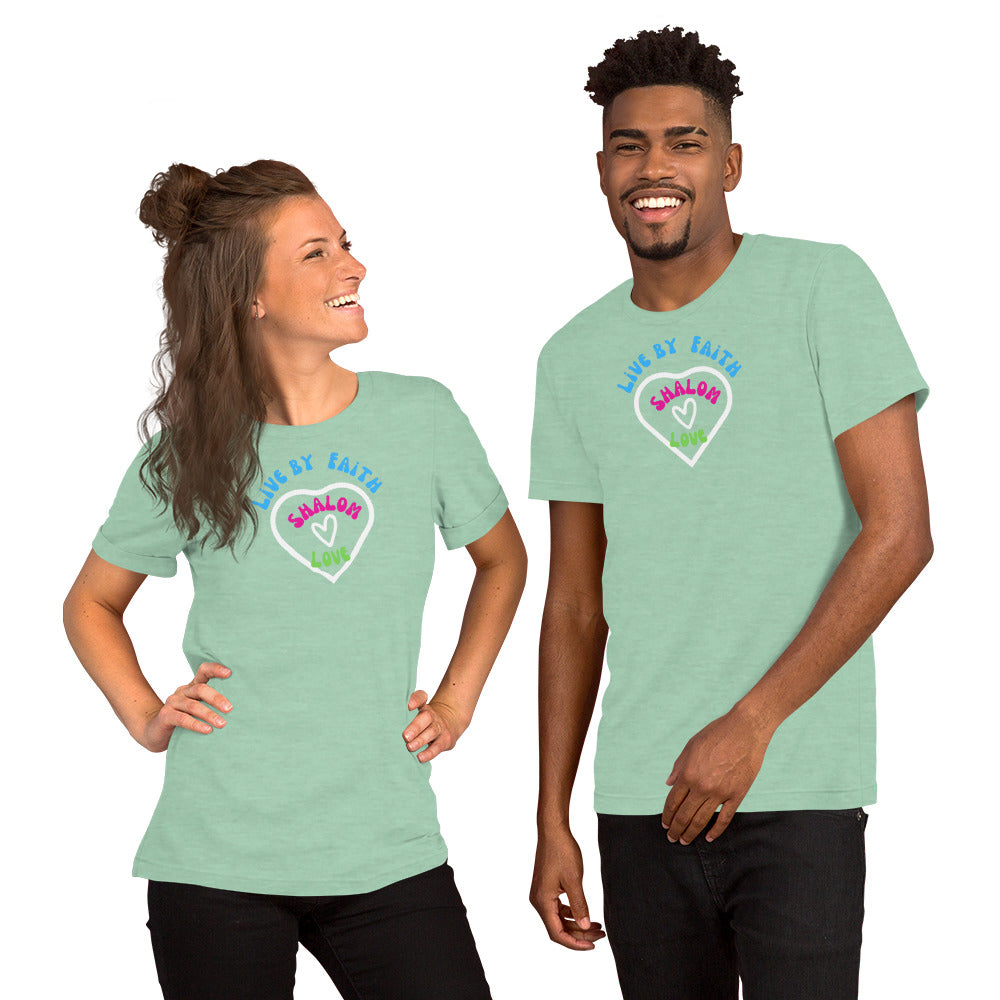 Shalom love -Unisex t-shirt