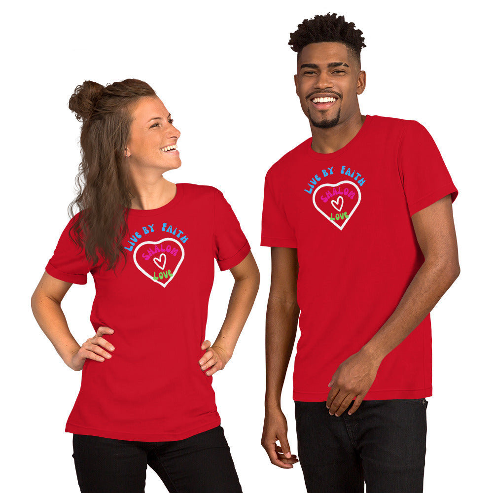 Shalom love -Unisex t-shirt