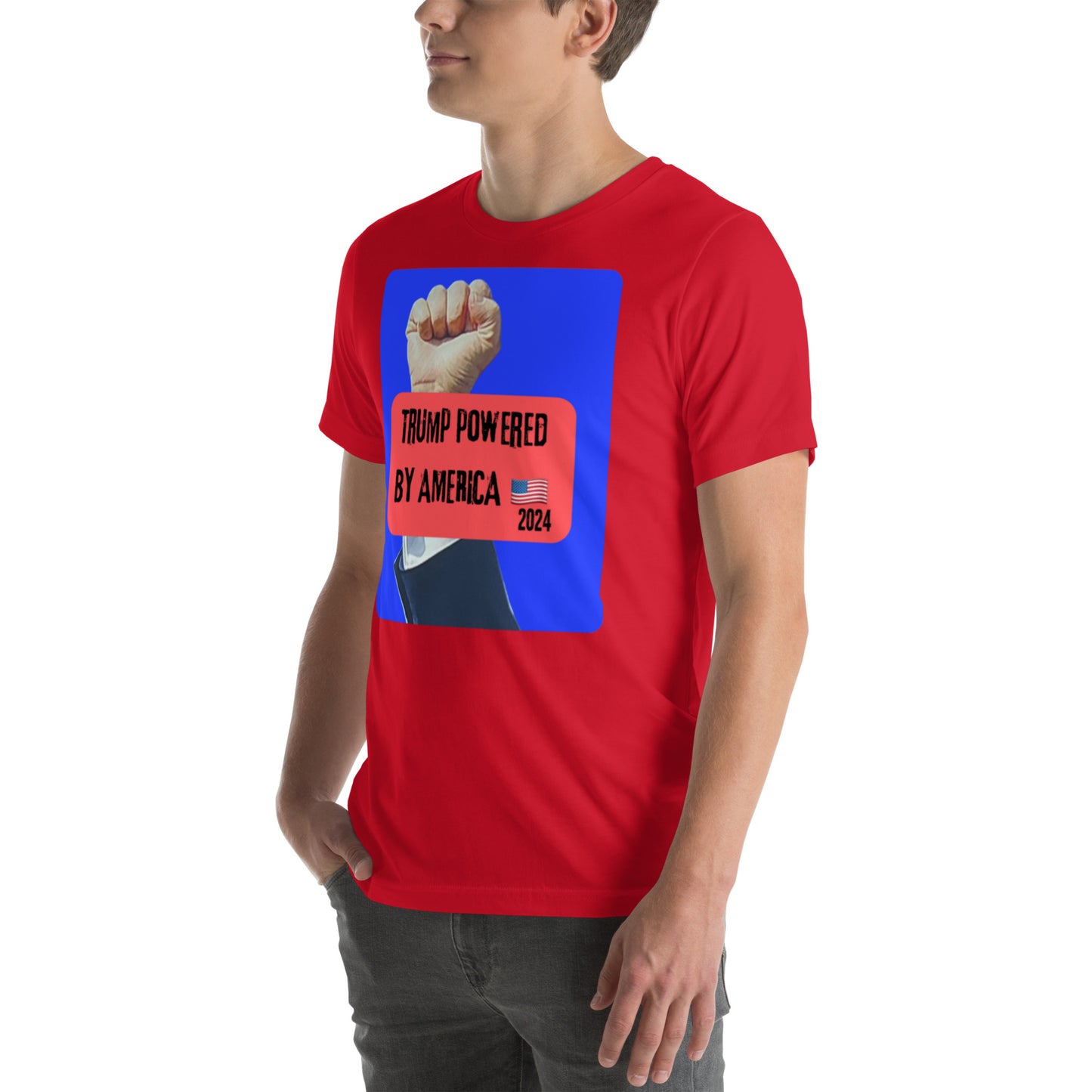 Trump powered by America -24-Unisex t-shirt