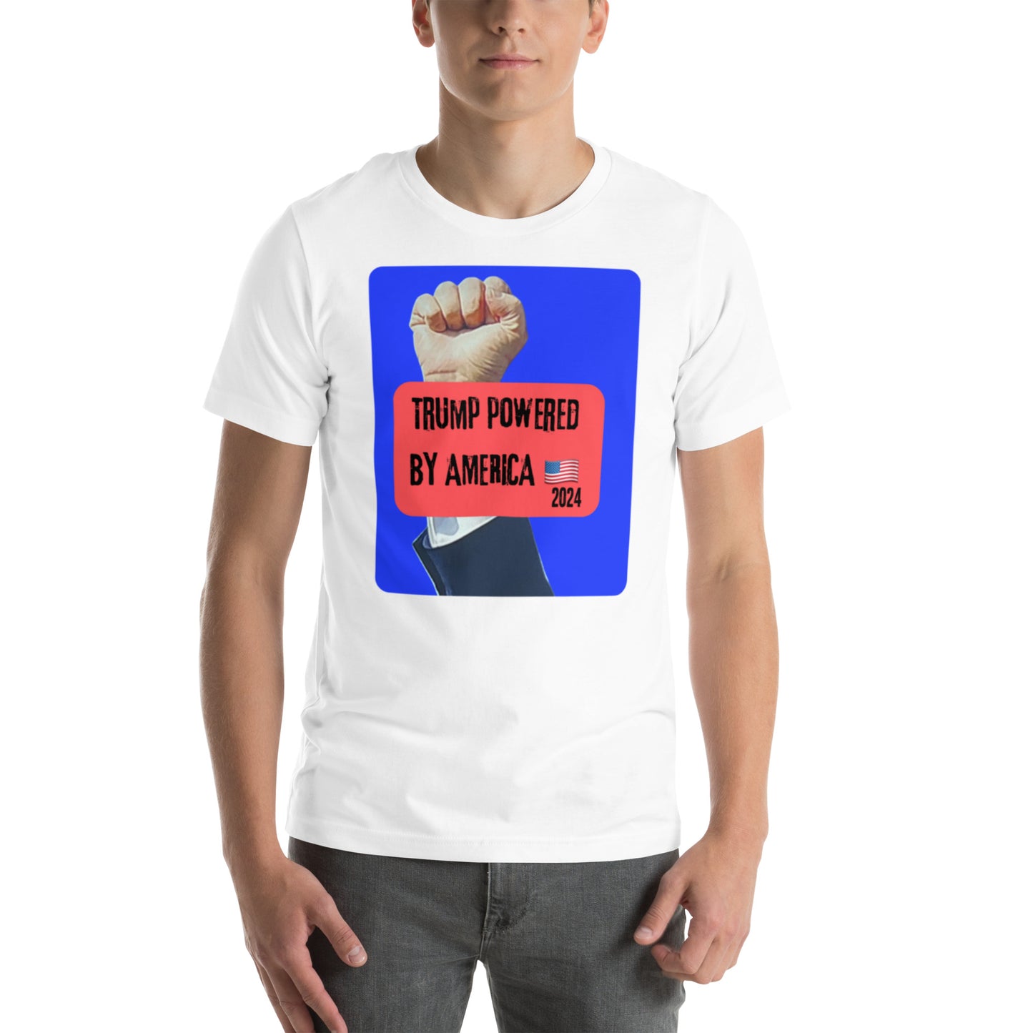 Trump powered by America -24-Unisex t-shirt