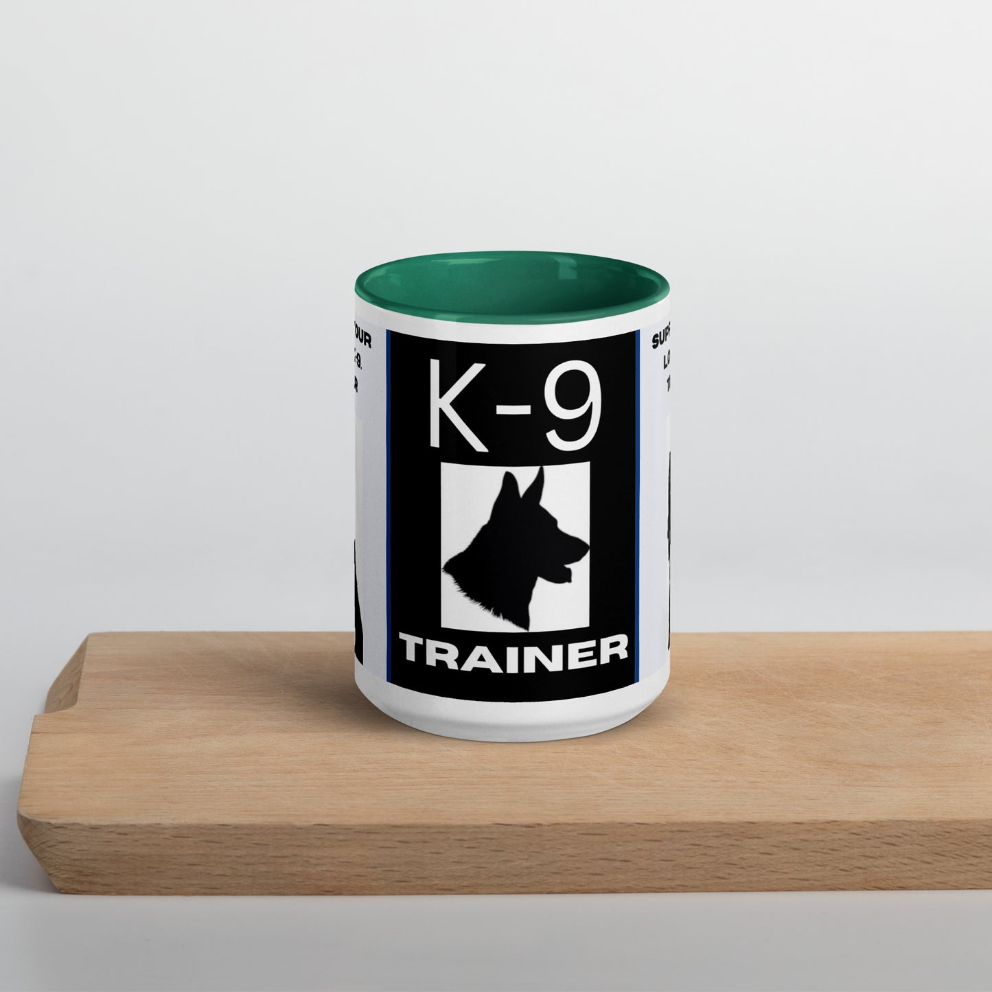 K9 trainer mug Mug with Color Inside