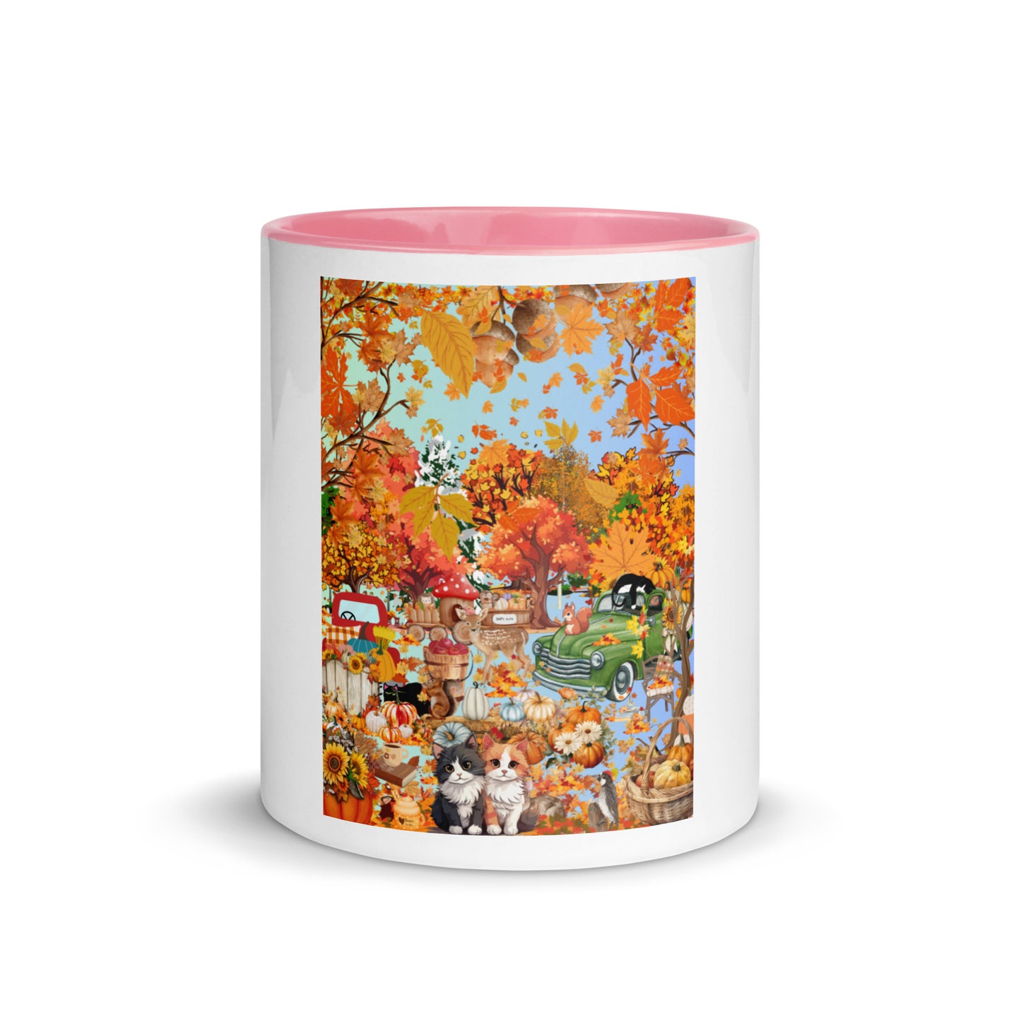 Fall at moms! Mug with Color Inside