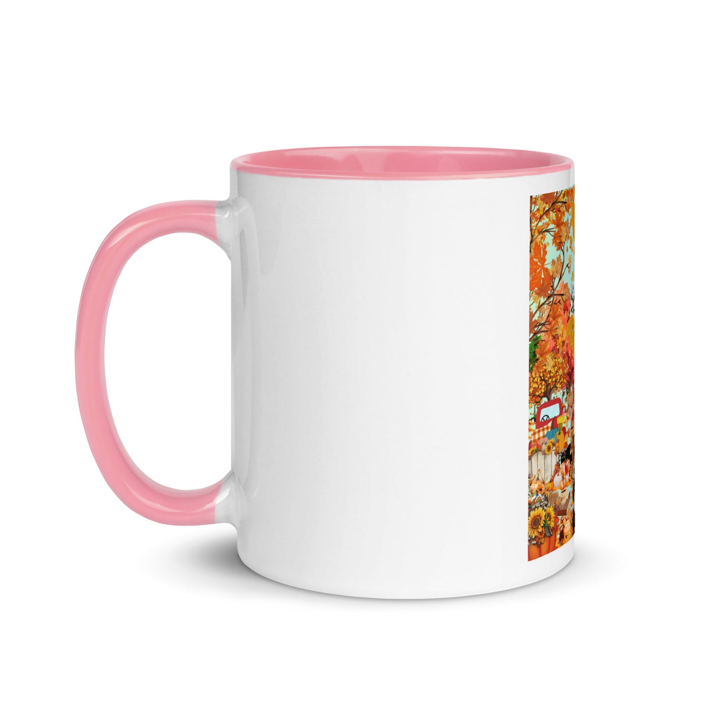 Fall at moms! Mug with Color Inside