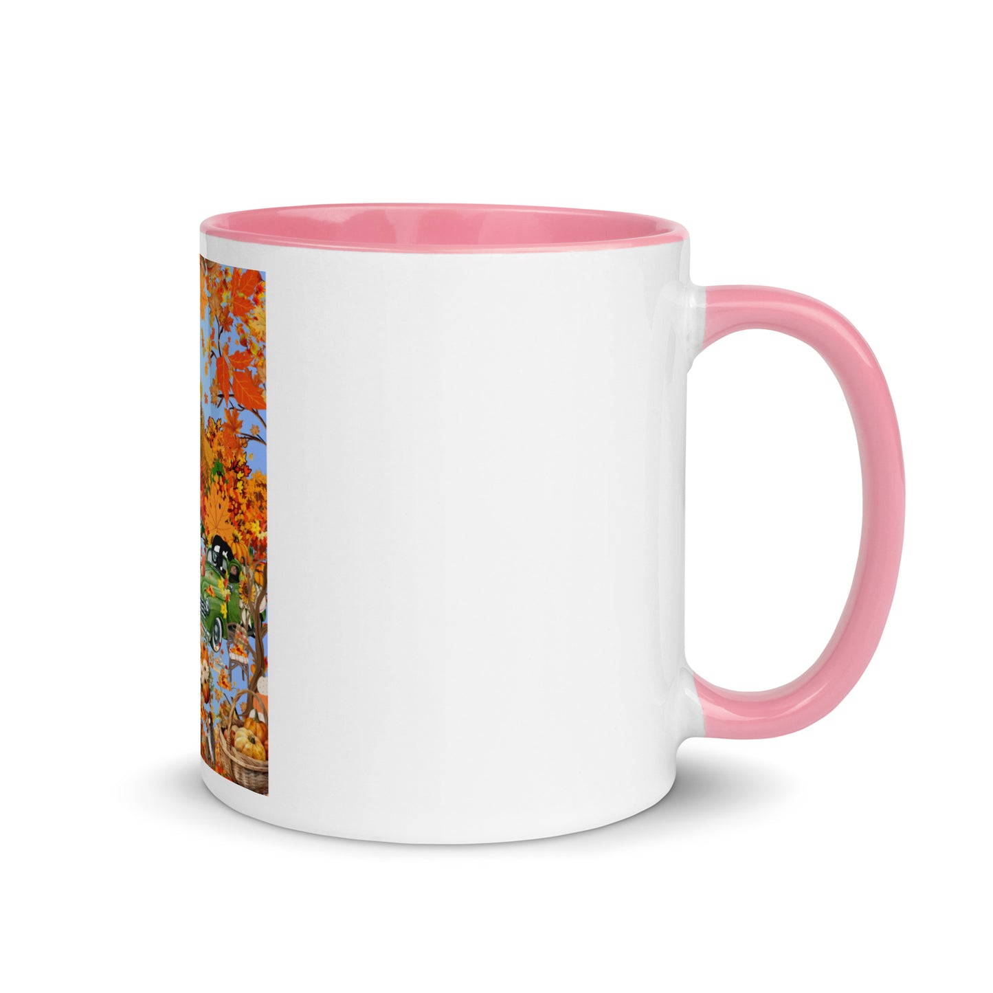 Fall at moms! Mug with Color Inside