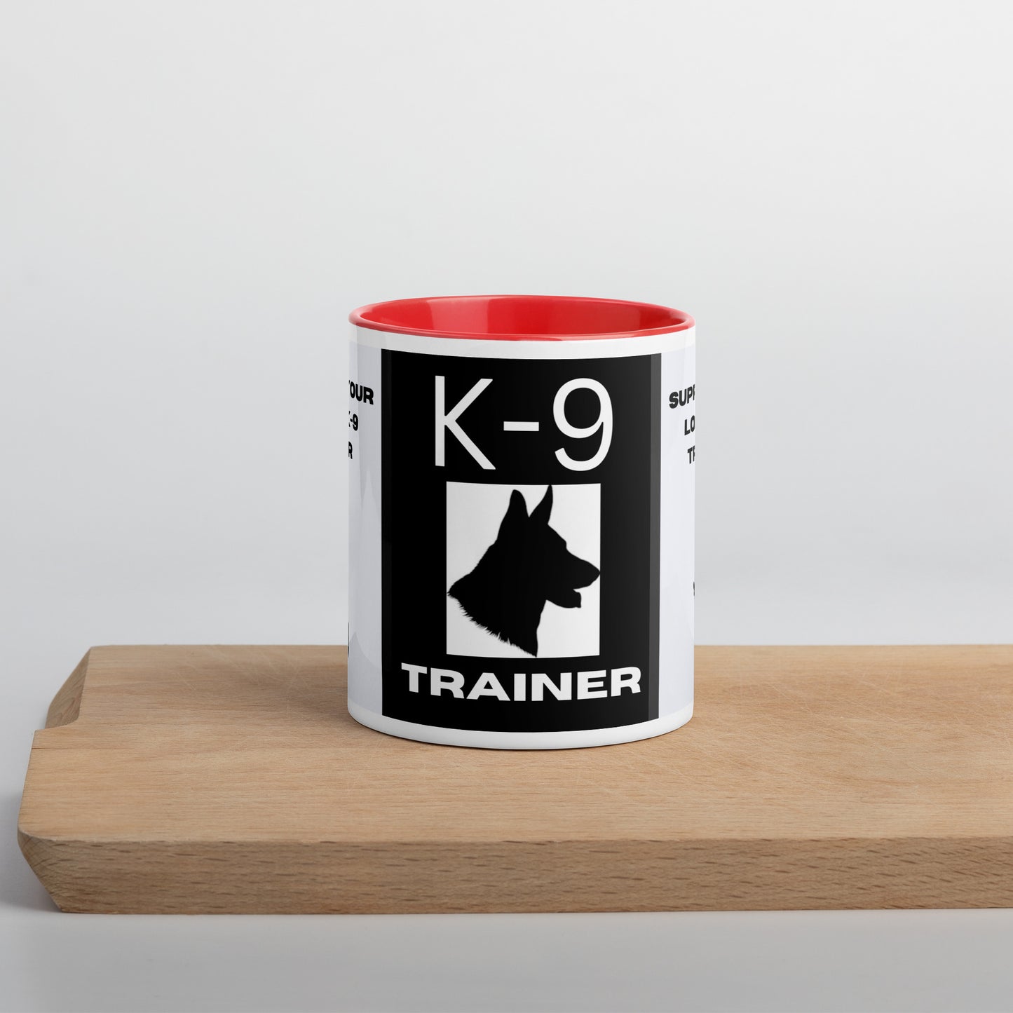 The k9 trainers edition Mug with Color Inside