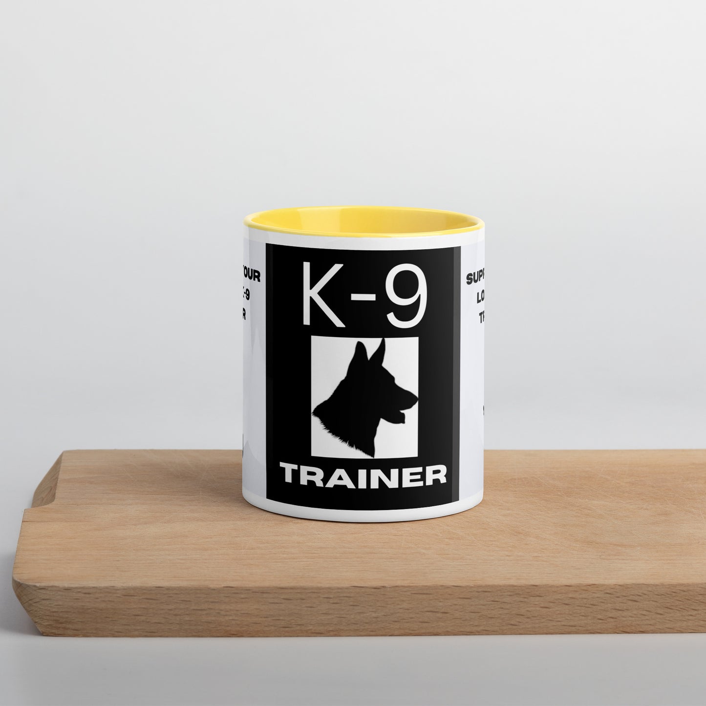 The k9 trainers edition Mug with Color Inside