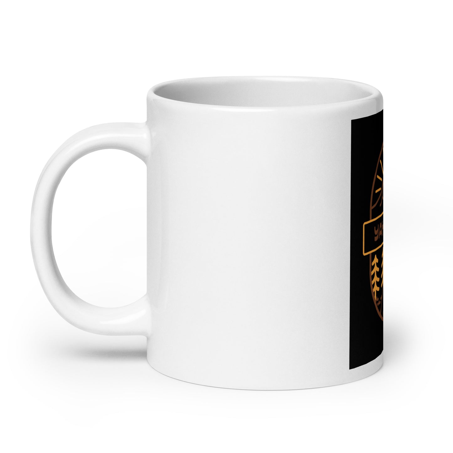 Yah vibes White glossy mug