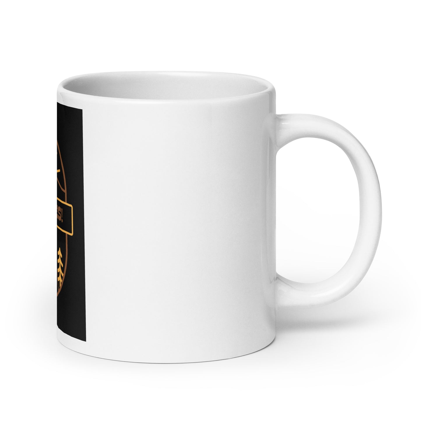 Yah vibes White glossy mug