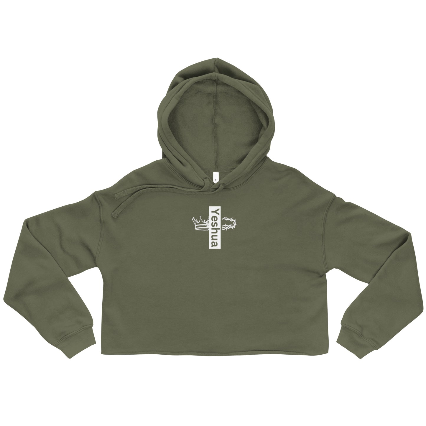 Yeshua our Messiah- Crop Hoodie