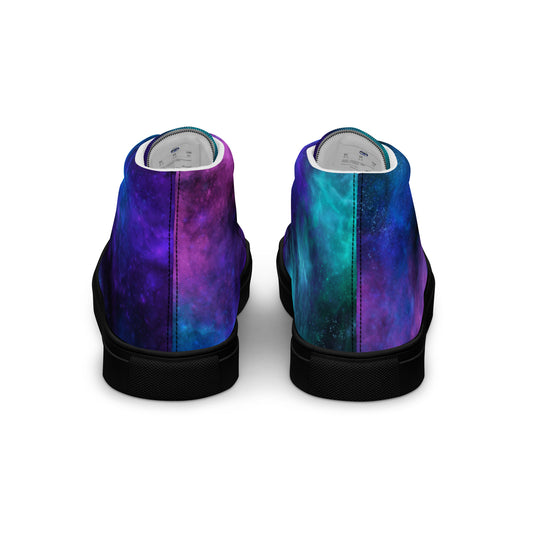 Galaxy-Women’s high top canvas shoes