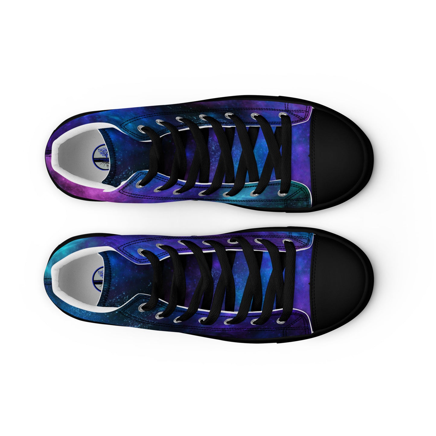 Galaxy-Women’s high top canvas shoes