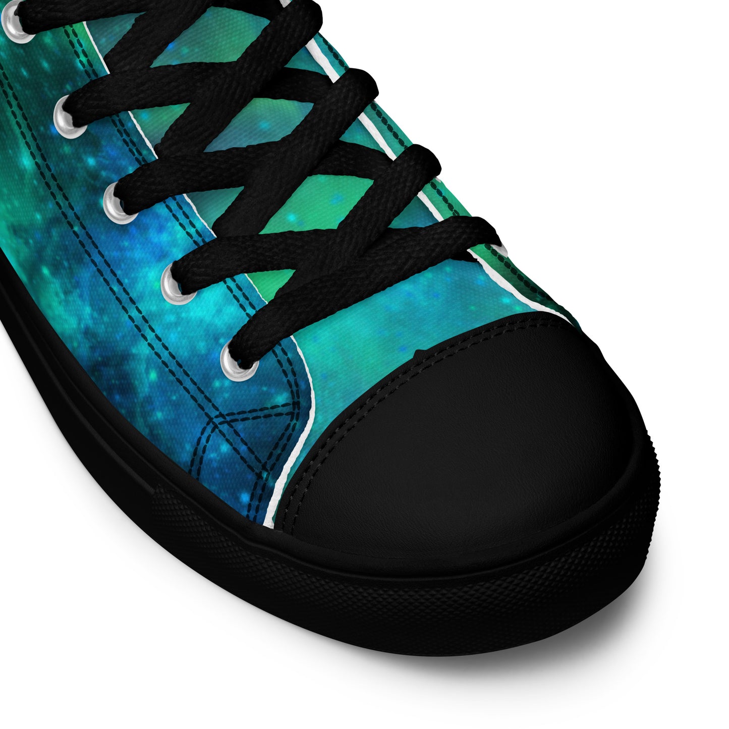 Northern Lights-Women’s high top canvas shoes