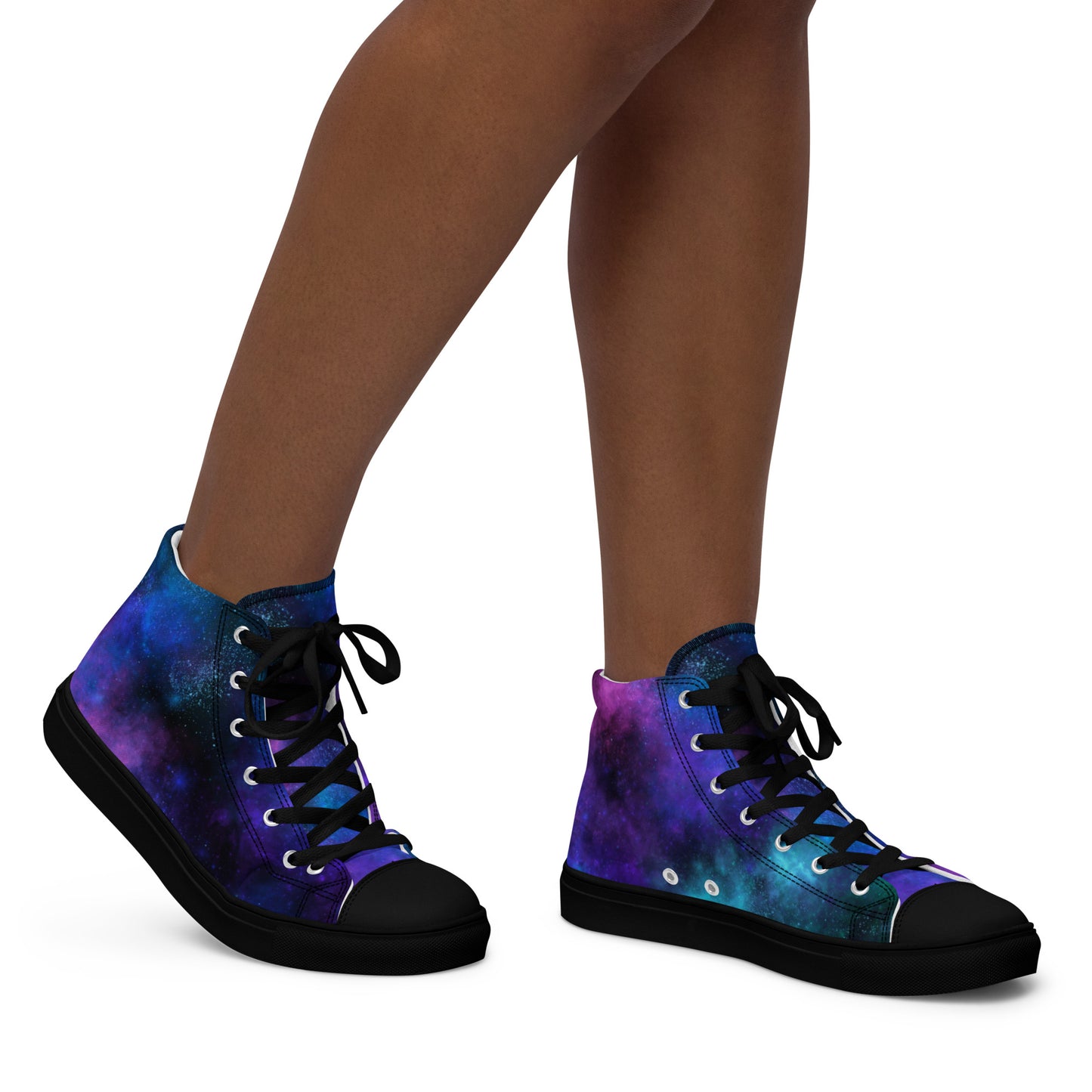 Galaxy-Women’s high top canvas shoes