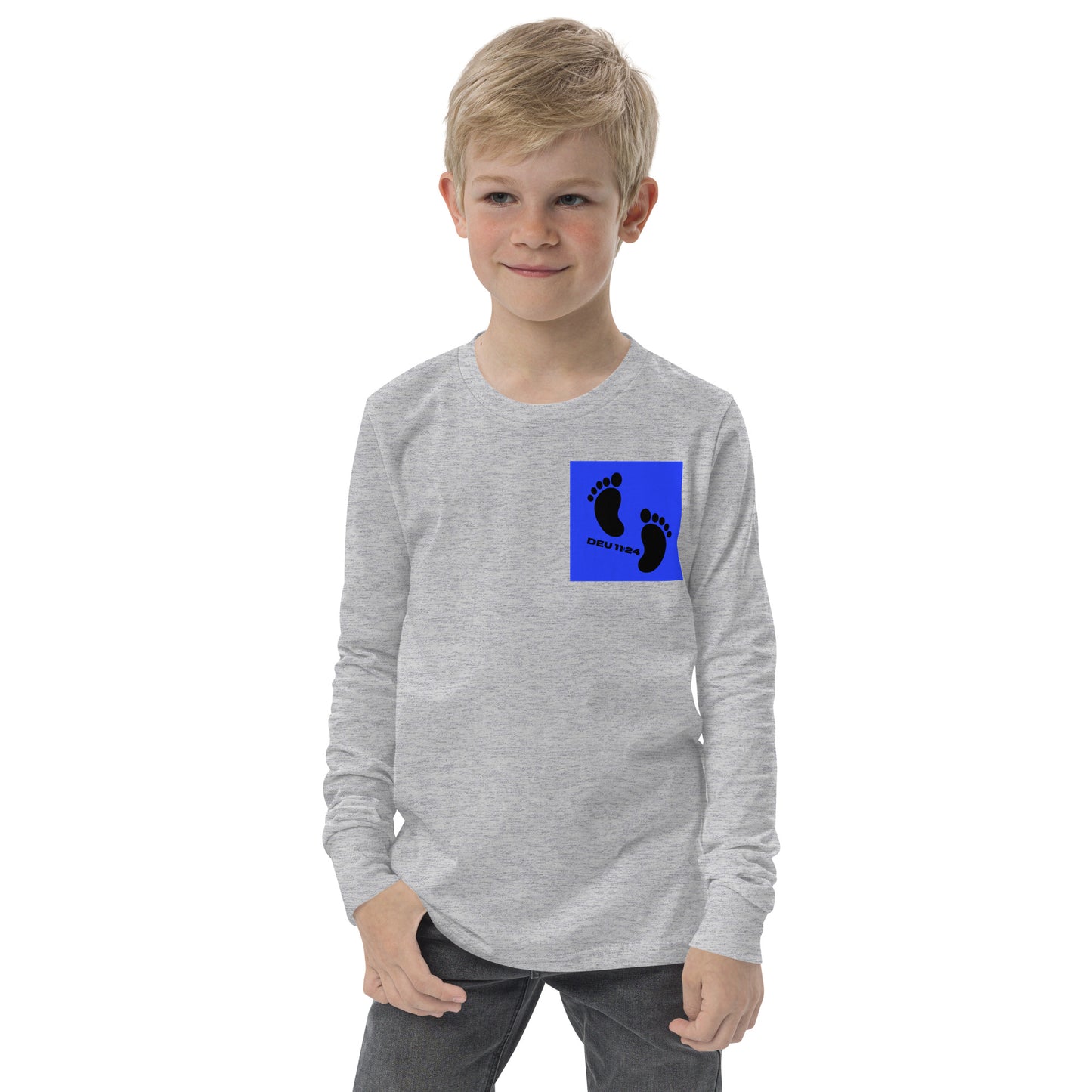 Israel feet-Youth long sleeve tee