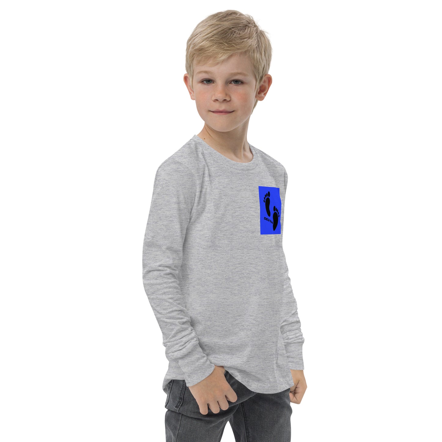 Israel feet-Youth long sleeve tee