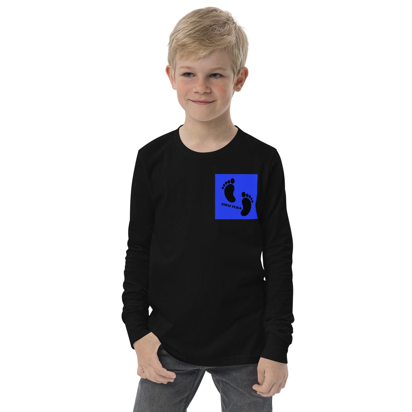 Israel feet-Youth long sleeve tee