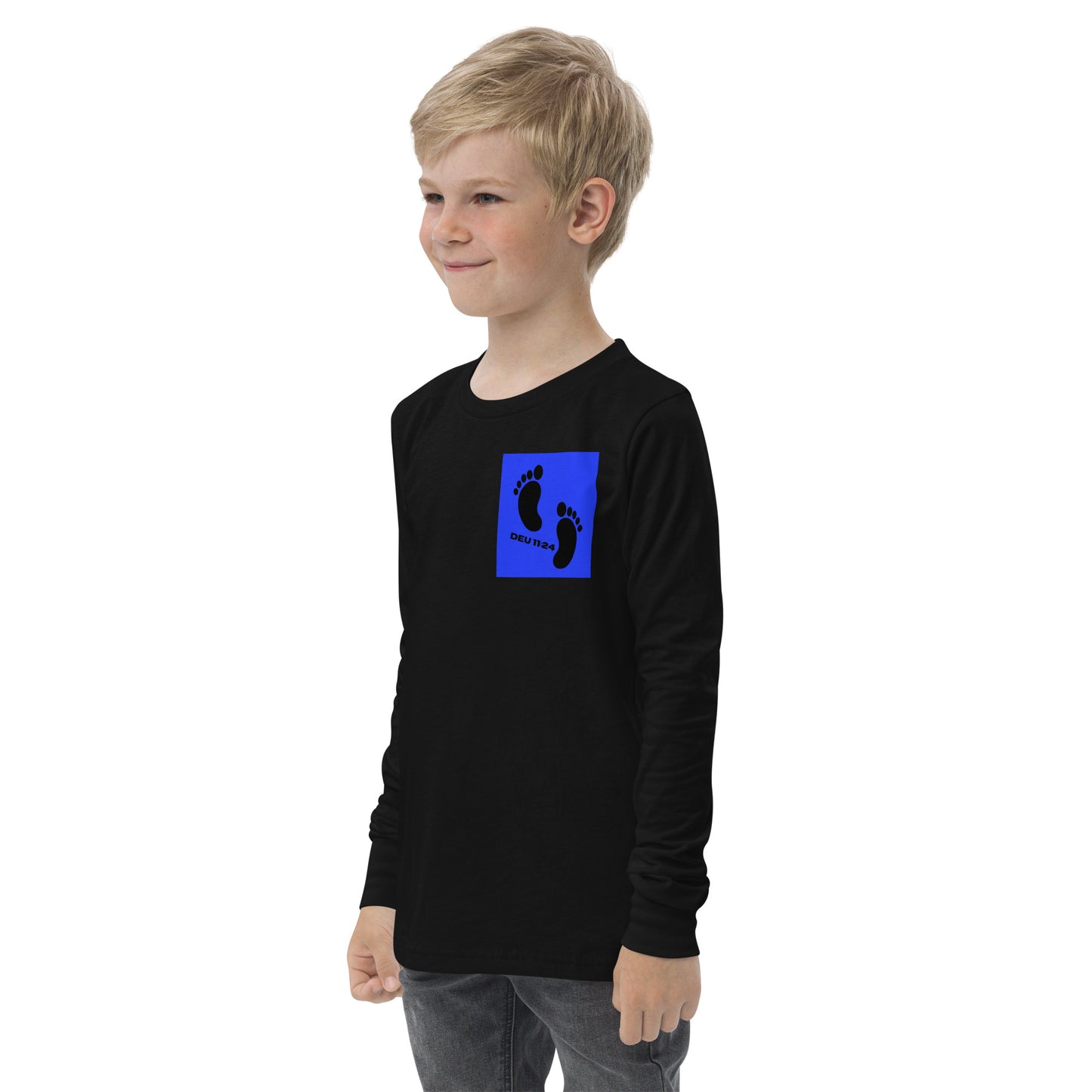 Israel feet-Youth long sleeve tee