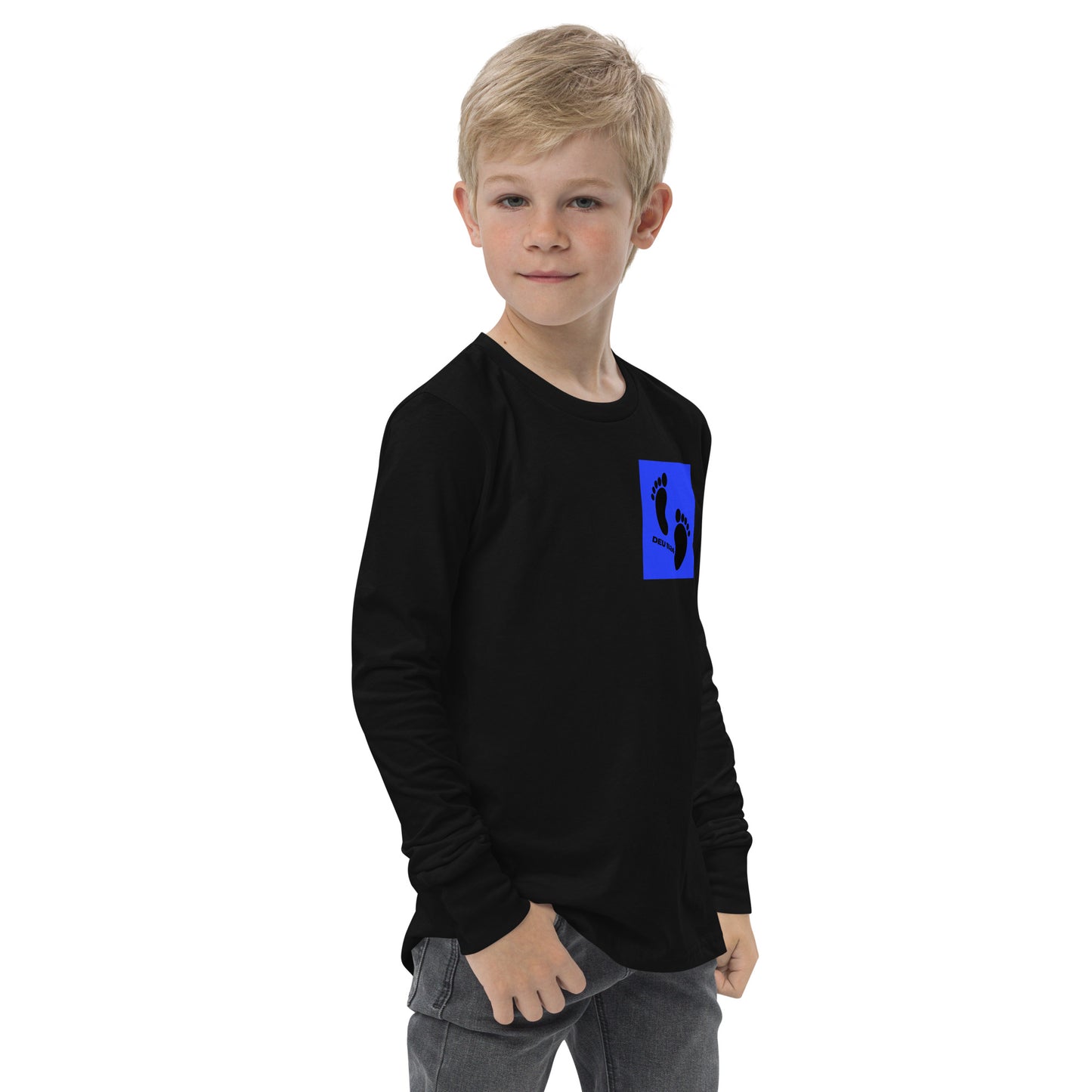 Israel feet-Youth long sleeve tee