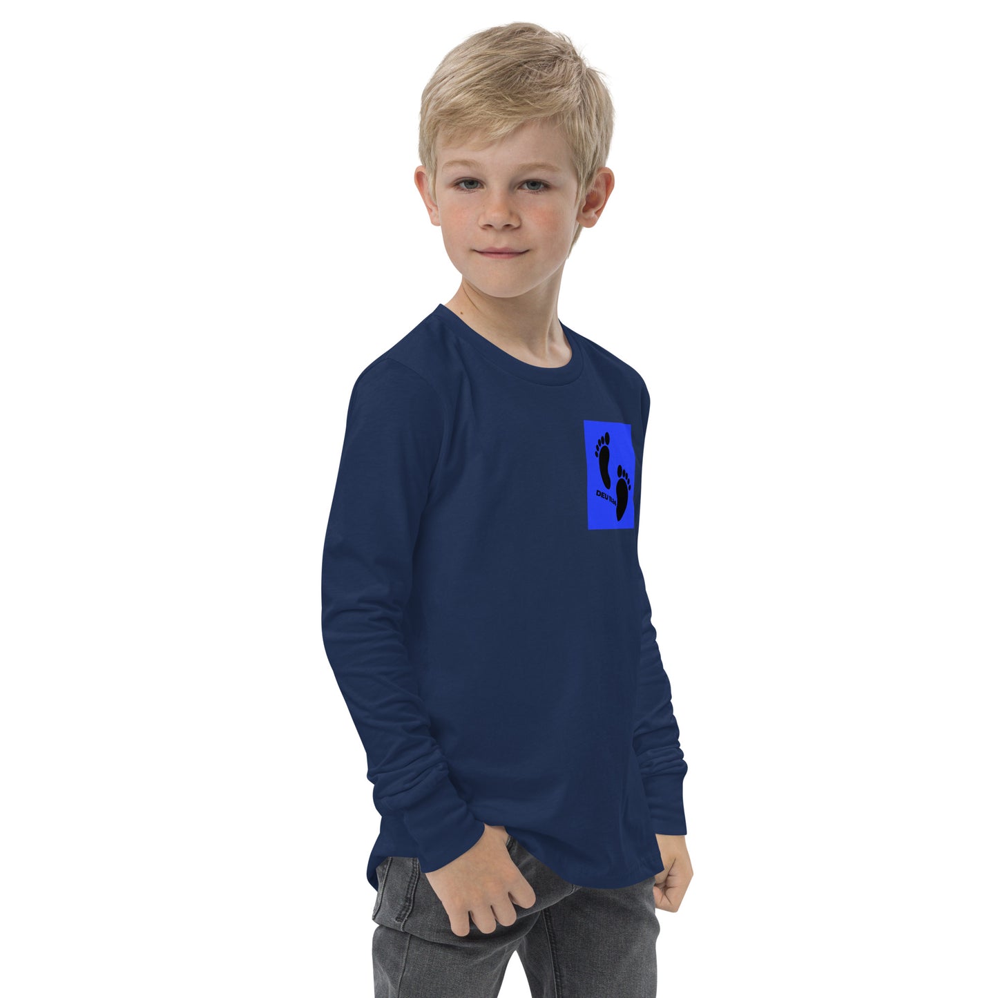 Israel feet-Youth long sleeve tee