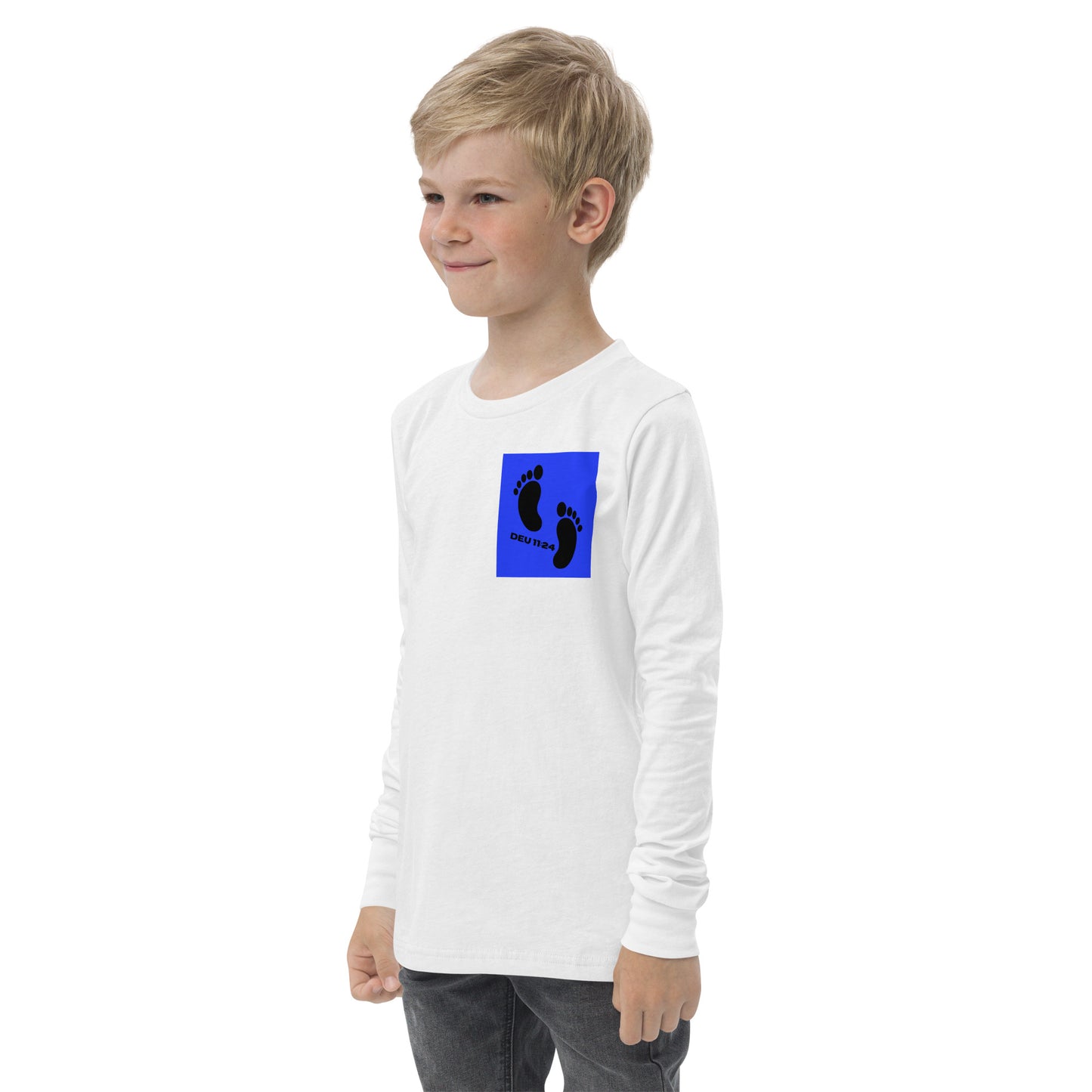 Israel feet-Youth long sleeve tee