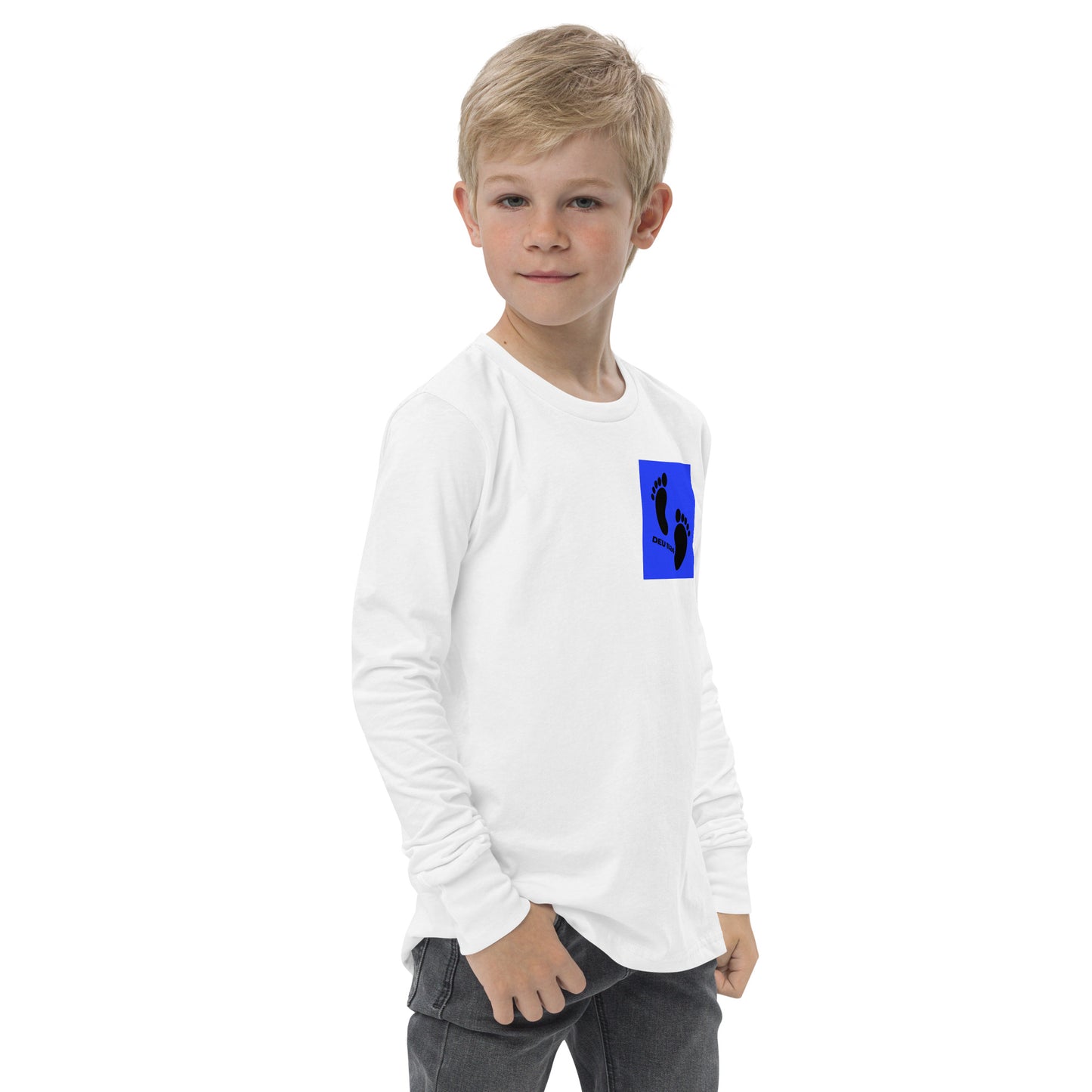 Israel feet-Youth long sleeve tee